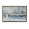 Stupell Industries Classic Monet The Magpie Framed Floater Canvas Wall Art Design by one1000paintings